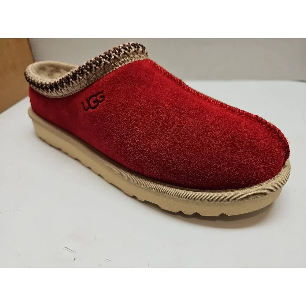 UGG Men's  Rare Tasman Chestnut and Samba Red size 10